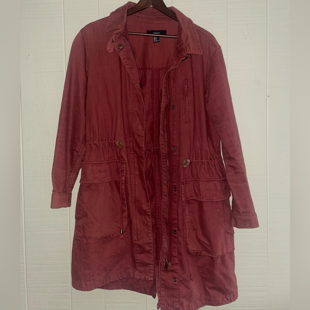 Small Forever 21 burnt orange coat